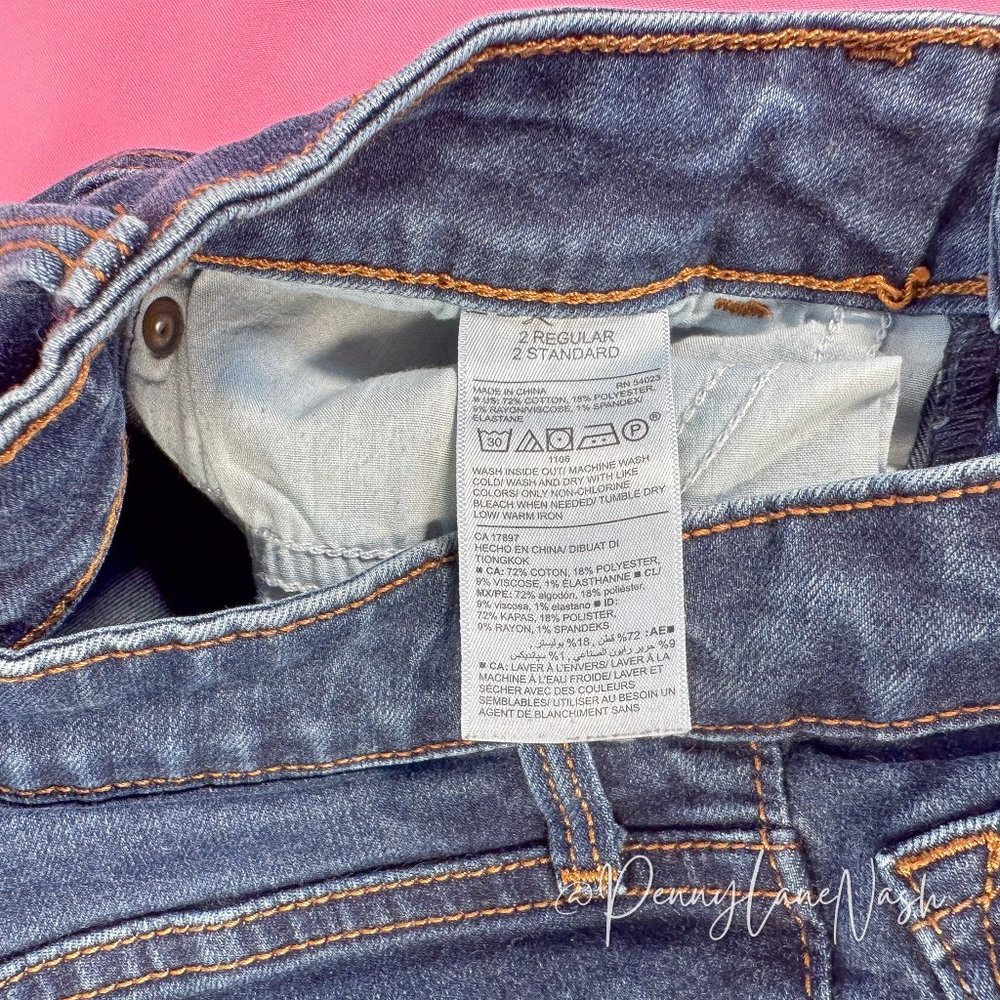 Old Navy Rockstar MId Rise Super Skinny Jeans Blue - Picture 6 of 10